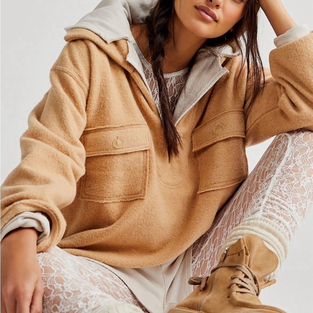 Free People All Time Henley - XS in Mustard Seed
